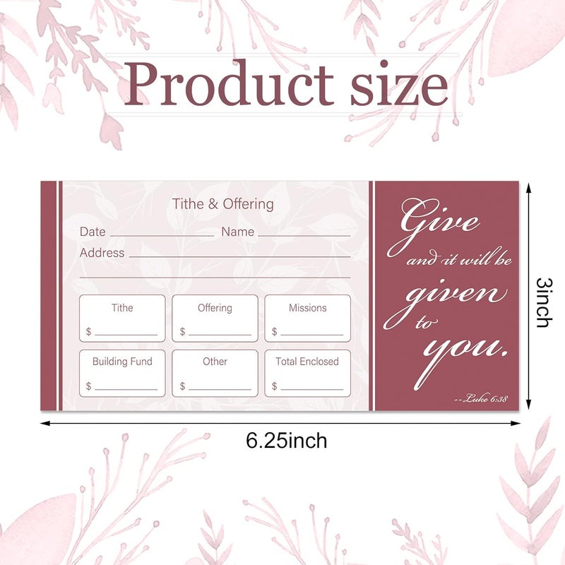 Eaasty 200 Pieces Church Offering Envelopes My Offering Bill Size Envelope Church Tithe Envelopes for Donations, Religious Occasions(Simple Style) - Image 3